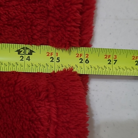 Eddie Bauer Red Fleece 1/4 Zip Pullover size Large - Picture 8 of 8